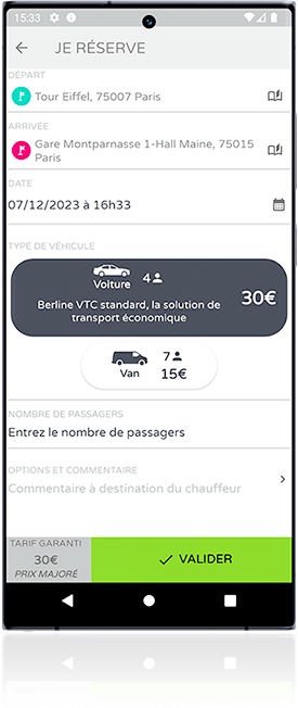 réservation chauffeur salon sur saône